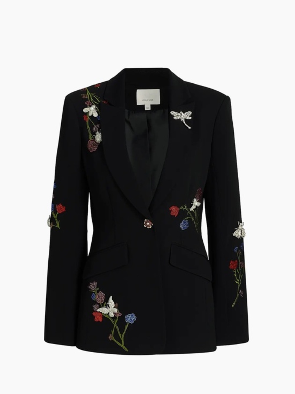 Cinq a Sept Whispering Vines Cheyenne Floral Blazer